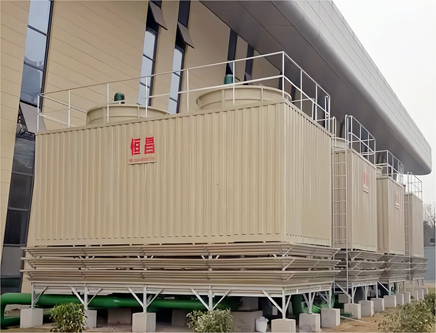 重庆涪陵体育馆-方型逆流塔