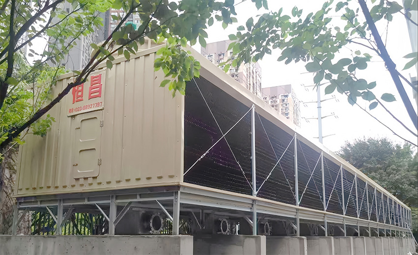重庆市公安指挥中心-节能改造项目-方型横流塔